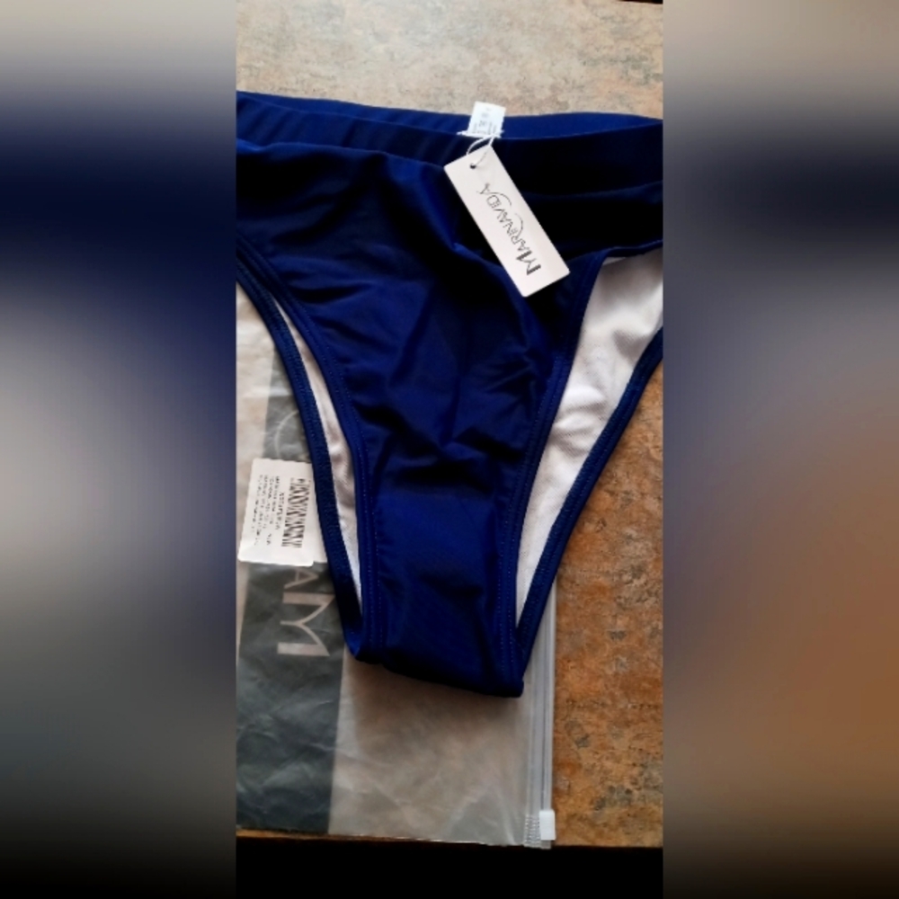 MARINA Dark Navy Bikini Bottom